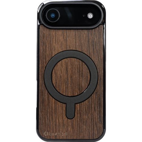 Étui en bois Bewood pour iPhone 17, finition chêne fumé, compatible MagSafe (1/3)