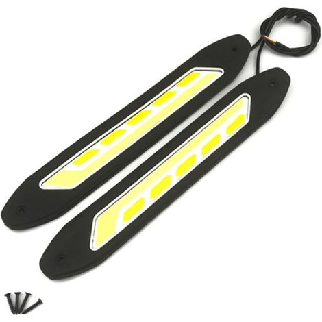Sosoport Feux de Jour à LED Bande Lumineuse pour Voiture 2pcs (1/5)