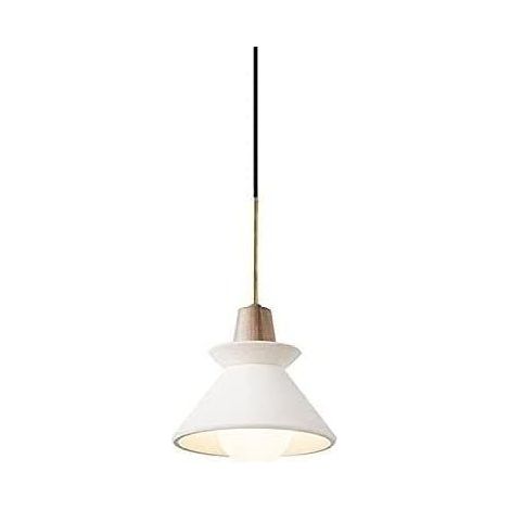 E27 Moderne Lampes Suspendues Mini Béton Pendentif Lumière Industrielle Ciment Lustre Décor À La Maison Nordique Cuisine Pendentif Luminaire pour Salle À Manger Bar Salon (blanc, 20cm, lumière blanche (1/4)