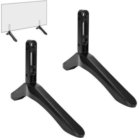 Support de TV sur pieds pour téléviseurs 32-65 pouces – Alliage aluminium – Charge max 45 kg – Montage sans perçage – Patins anti-rayures (1/5)