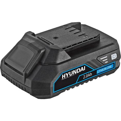 Hyundai – Batterie au lithium 25000 20V 2.0Ah – Compatible outils jardin – Technologie interchangeable – Performance optimisée pour usage professionnel