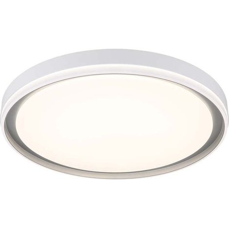 Deckenleuchte Deckenlampe Wohnzimmerlampe LED Farbwechsel weiß matt RGB D 50 cm