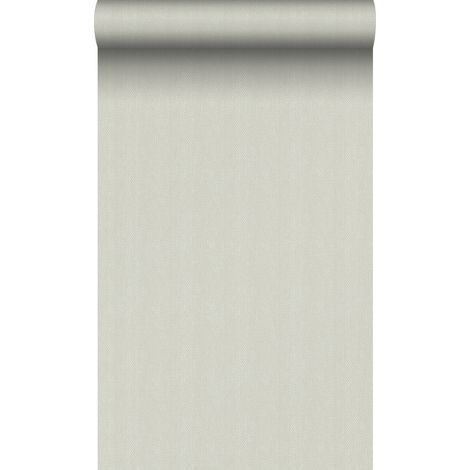 papier peint tissage à chevrons vert céladon - Origin Wallcoverings (1/5)