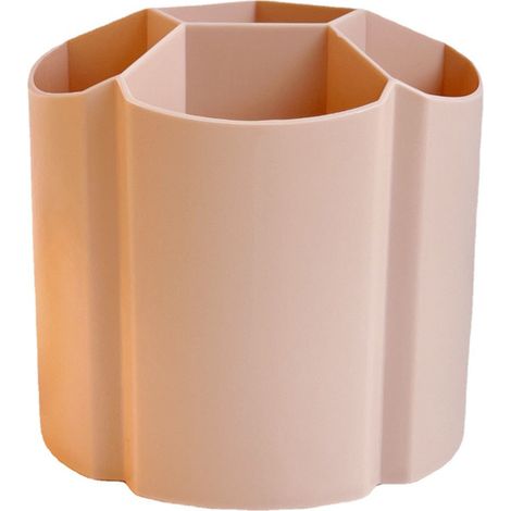 Set de rangement crayons fille, coffre à stylos compartimenté en plastique, grande capacité, couleur café, pour bureau (1/5)