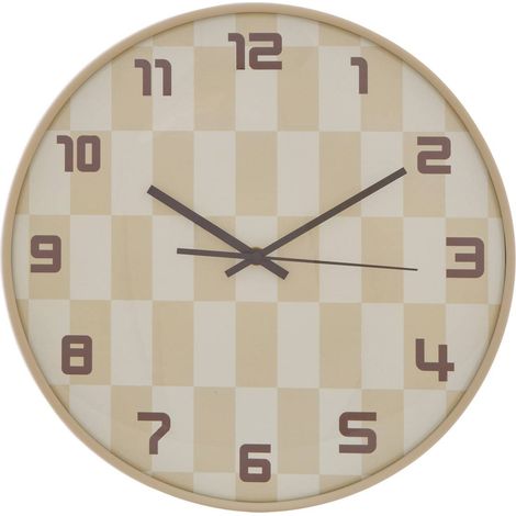 Horloge Larry D.36cm beige - Atmosphera créateur d'intérieur (1/4)