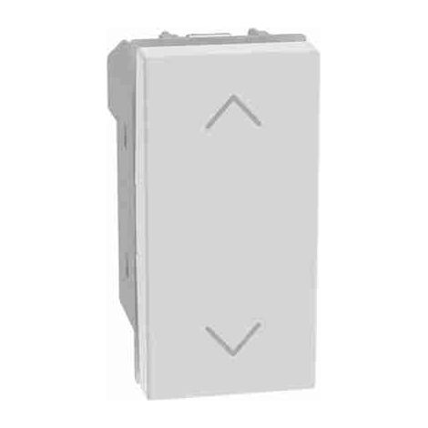 BTIJW4037NAB Pulsante doppio 1P (NO) + 1P (NO) 10 A - 250Vac interbloccato - antibatterico