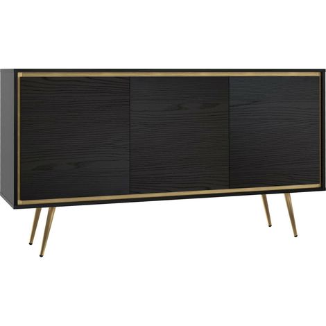 Aparador Providence 190, Grafito, 80x150cm, Número de puertas: 040cm, Aglomerado laminado