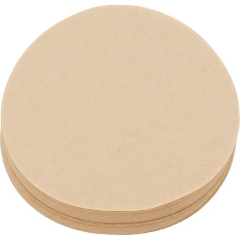 100 runde Kaffeefilter mit 64 mm Durchmesser aus natürlichem, ungebleichtem Filterpapier, für 1 bis 2 Personen. (1/5)