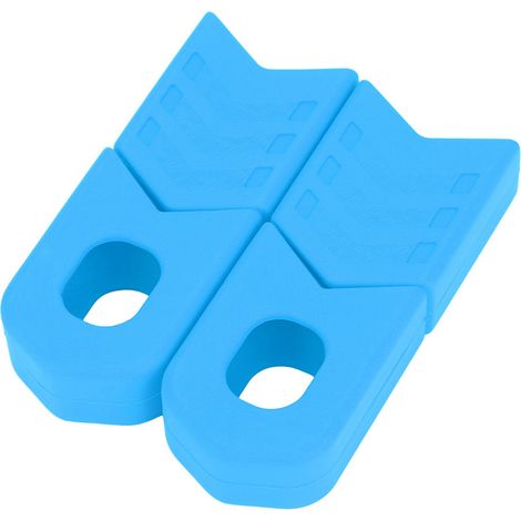 1 Manchon de Protection en Silicone pour Manivelle de Vélo, Accessoire Anti-Rayures (Bleu) (1/5)