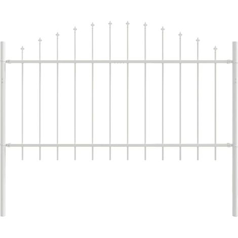 Maison Exclusive - Gartenzaun Woerden Weiß 170 x 140 cm Pulverbes