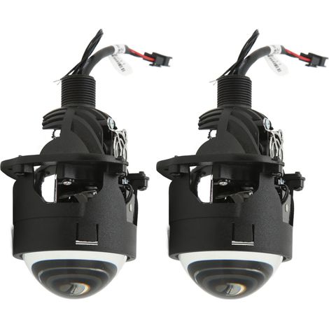 2,5-Zoll-Bi-Lens-LED-Projektor-Kit für Autoscheinwerfer, Abblend- und Fernlicht, 6000 K Weiß, kompatibel mit H1, H4, H7, HB3, HB4, D1, inklusive Halterung (1/5)