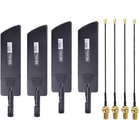 antennes 5G/4G LTE 600-6000 MHz SMA mâle avec câble U.FL MHF4 pour modems RM530N-GL, RM520N-EU, RM500Q-AE et RM510Q-GL (1/5)