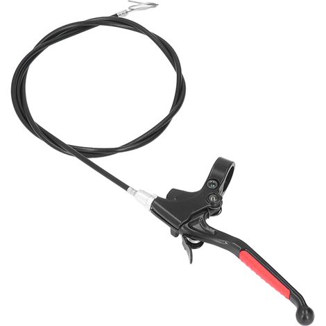 Levier de frein 22mm pour guidon avec câble 1,45m, côté gauche, compatible mini quad ATV 47CC 49CC 2 temps (1/5)