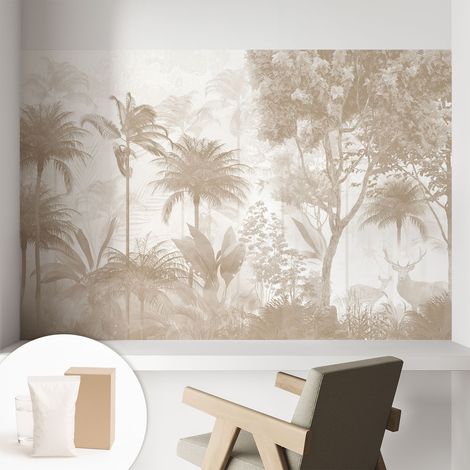 Carta Da Parati con design moderno - con motivi moderni - Fotomurali in TNT Soggiorno Camera De Letto Sala Ufficio Paesaggio tropicale 104x70 cm (1/5)