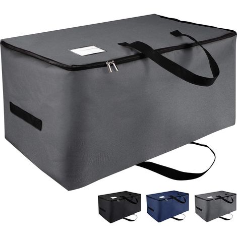 Sac de rangement pliable gris foncé – 100 L