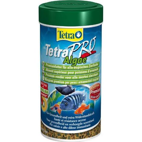 PRO Algae Multi-Crisps aliment complet premium pour poissons 42g/250ml - Tetra