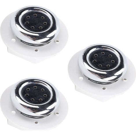 Lot de 3 injecteurs à bulles SPA 7 trous en PVC pour bain, jacuzzi et piscine (1/5)