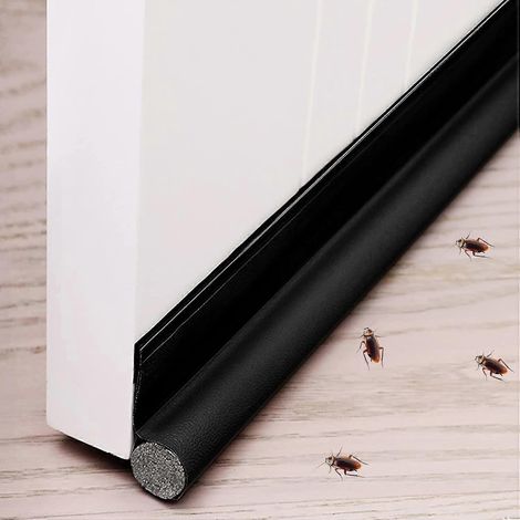 Calfeutrage Bas de Porte, Door Fond Joint De Porte, Boudin de Porte Dtachable, Unilatral Bande D'tanchit, Peut Efficacement Empcher le Vent, la Poussi (1/5)