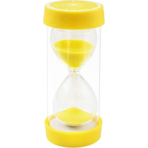 Dailygoods - Sablier 5 minutes - Sablier à fruits - Sûr - Décoratif - Pratique - Tube en plastique/verre - Couleur - Minuteur (1/5)