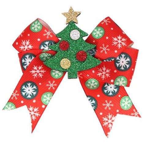 2 pièces de nouveaux accessoires de cheveux pour enfants filles mignonnes de princesse élan de Noël cadeau de Noël épingle à cheveux coiffure bibelots (1/2)