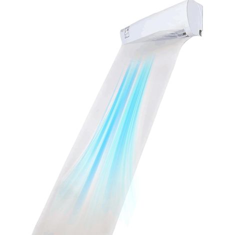 Sac de soufflage pour climatiseur - 16 m Pièces détachées pour climatiseurs Sac de soufflage pour climatiseur, pour propriétaires, locataires, chambre à coucher, chambre d'enfant, bureau à domicile,