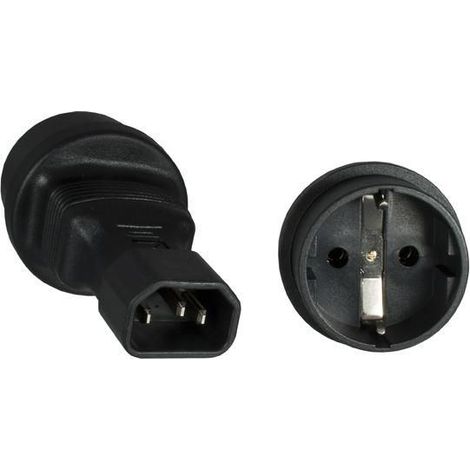 Microconnect - Pe14ceead c14 Typ f (schuko) Schwarz Steckdosenadapter - Steckdosenadapter