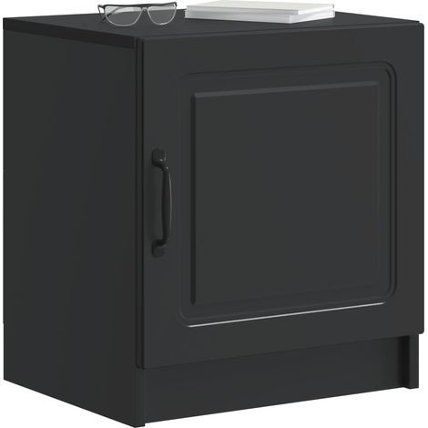 Maison Exclusive - Nachttisch Schwarz 43 x 34,5 x 47 cm Holzwerks
