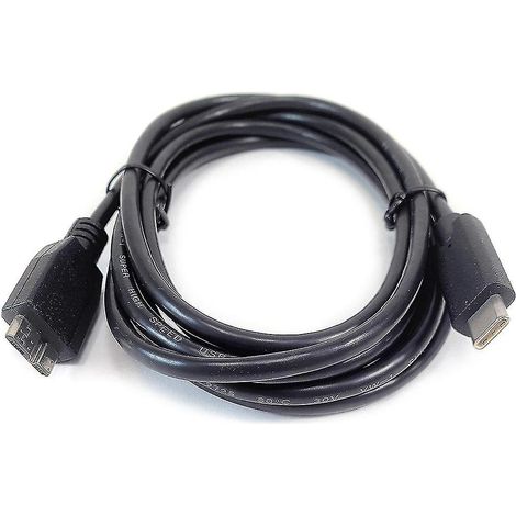 Câble d'extension USB-C 3.1 pour disque dur externe de bureau ultra-rapide 5 Gbit/s Micro B (1/4)