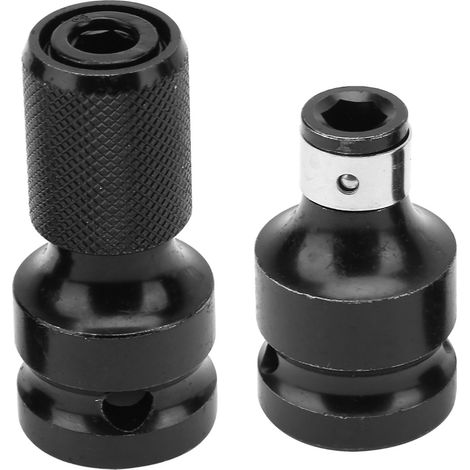 adaptateurs de douille télescopique femelle hexagonale 1/2" à 1/4" pour clé électrique (1/5)