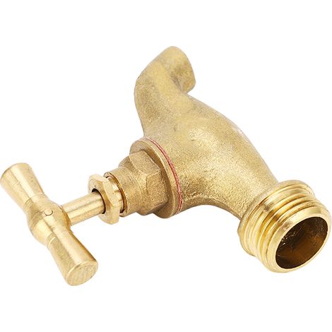 Robinet d'arrosage fileté G1/2 pouce avec vanne d'arrêt pour applications d'irrigation (1/5)