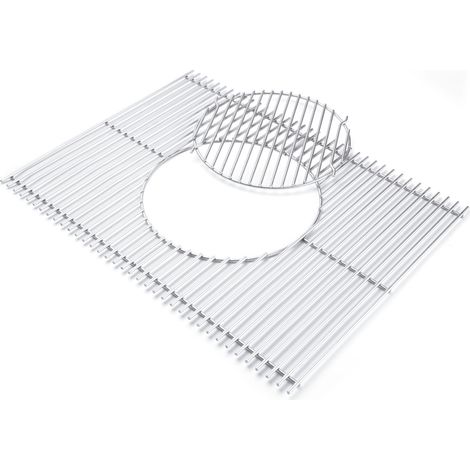 Grilles de cuisson Gourmet BBQ System en acier inoxydable pour Weber Spirit série 300