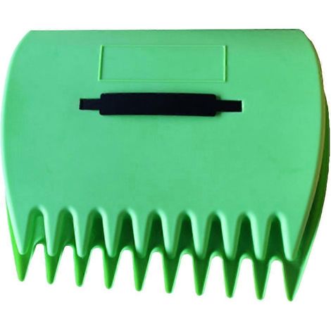 Râteau à feuilles en acier pour le désherbage (1 pièce) - Accessoire de jardinage (1/5)