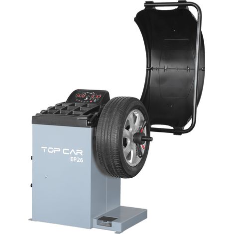 TOPCAR - Équilibreuse de roue semi-automatique 10" à 28" - EP26 - Ce produit de marque TOPCAR est neuf. (1/4)