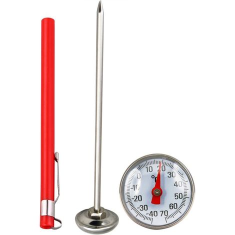Thermomètre à viande, thermomètre pour aliments pour viande, lait, thé, café, sonde de température pour aliments, thermomètre de cuisson (1/3)