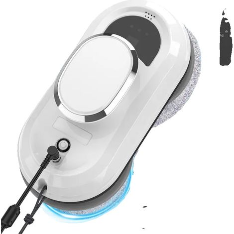 Robot limpiacristales, detección inteligente de bordes, diseño compacto, pulverizador de agua. (1/2)