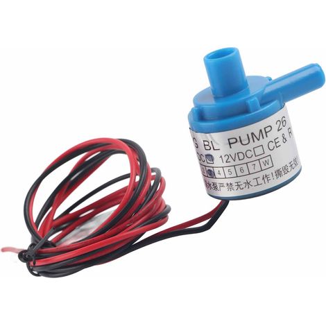 Mini-Wasserpumpe in Lebensmittelqualität, bürstenlos, 6 V DC, 3 W, für Aquarien, Springbrunnen, medizinische Instrumente (1/5)
