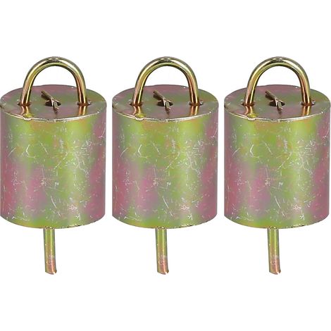 Lot de 3 cloches pour bovins et ovins, cloche d’élevage renforcée, modèle n°5, vendu par pack de 3 unités (1/5)