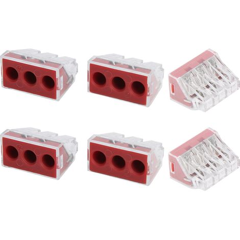 Bloc de jonction électrique PCT-103D 50 unités pour connexions parallèles haute puissance (1/5)