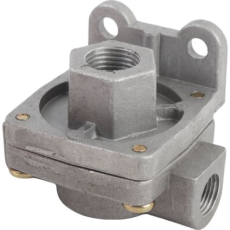 Valvola a sgancio rapido 1 PSI, attacco da 1/2" 3/8", ad alte prestazioni 229860, ricambio per BendixHaldex 229860X 229860N. (1/4)
