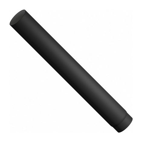 TUBO ACCIAIO AL CARBONIO SMALTATO L.1000 STUFE LEGNA MF- Diam. 140- DK- pezzi 1