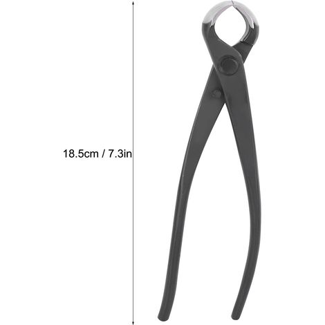 Ciseaux de Bonsaï 185mm pour Forme Sphérique en Acier Composite - Outil de Taille et d'Entretien pour Plantes en Pot-KZQ (1/2)
