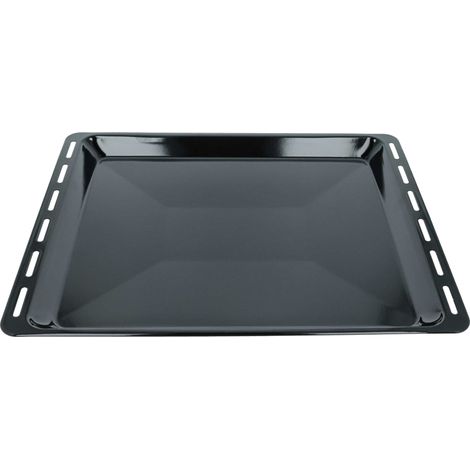 vhbw Baking Tray Replacement for Amica Z1432X3 for Oven - 46.5 x 37 x 3 cm, Non-stick Coating Black