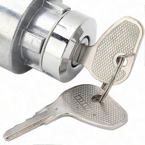 Traktor-Starterschalter 66021 55140, Aluminiumlegierung, mit 2 Schlüsseln, Ersatz für Kubota M4030 M4700, Hochleistungs-Zündschalter. (1/5)