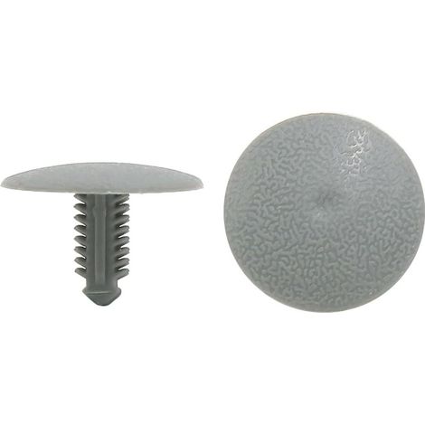 L'aile porte auto voiture fixation rivets Nylon Bouclier pousser clip retenue 50 pièces gris (1/2)