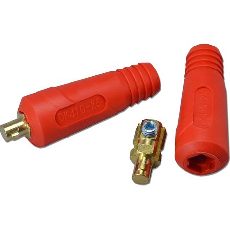 Connecteur de câble de soudage DKJ10-25 lot de 2 (1/4)