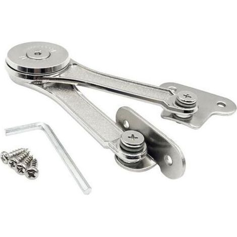 Charnières pour meuble en alliage de zinc – Résistantes à la corrosion – Angle d'ouverture réglable 75°/90°/110° – Installation rapide (1/5)