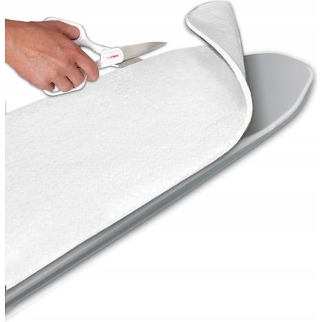 IMBOTTITURA ASSE STIRO LEIFHEIT RITAGLIABILE PER STIRATURA COMODA 140X45 CM (1/4)