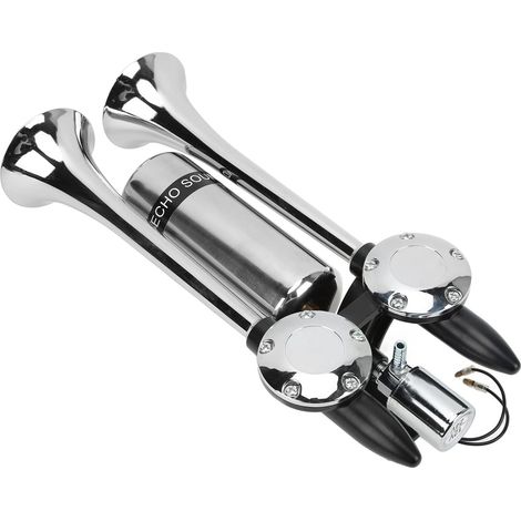 Klaxon de Bateau, Klaxon de Camion Fort 300DB avec Double Tube pour Moto de Camion RV (1/5)