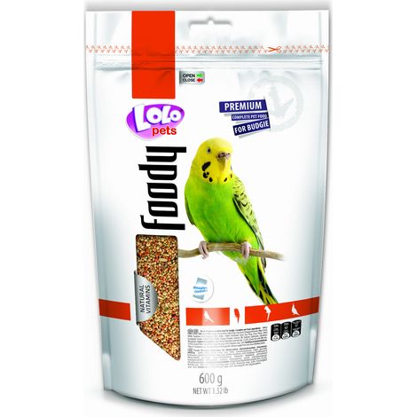LoLo Pets FOODY Premium 600 g alimento para periquitos (1/2)