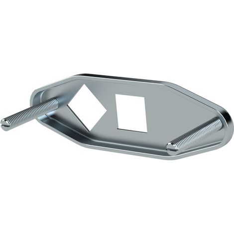 Riegler Bügelbefestigung für Einbau, für Manometer Typ 213.40 Ø 63 (1/2)
